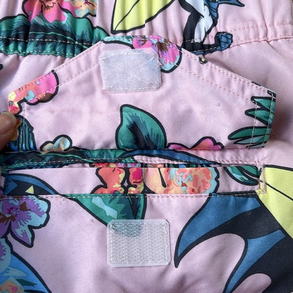 Batman Hawaii Tropical Theme Swim Trunk Men’s Size Large Pink - Picture 9 of 11